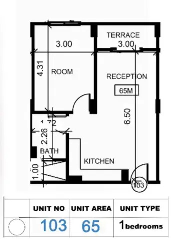 F103_  Ground building _View_Street 